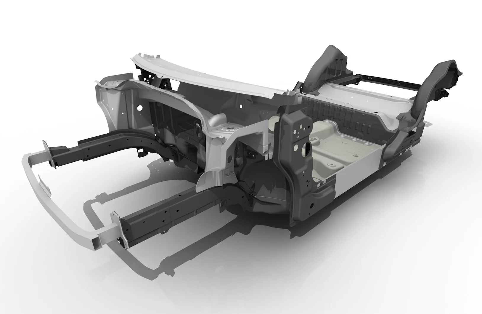 The car's substructure has also seen changes