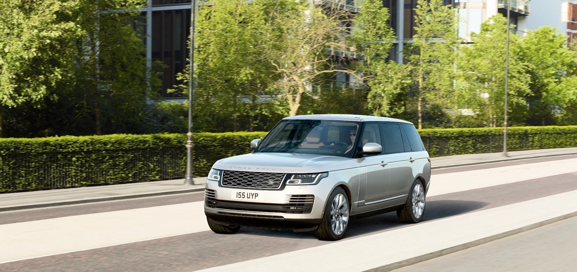 The plug-in hybrid Range Rover P400e has a top speed of 137 (mph (220 km/h)