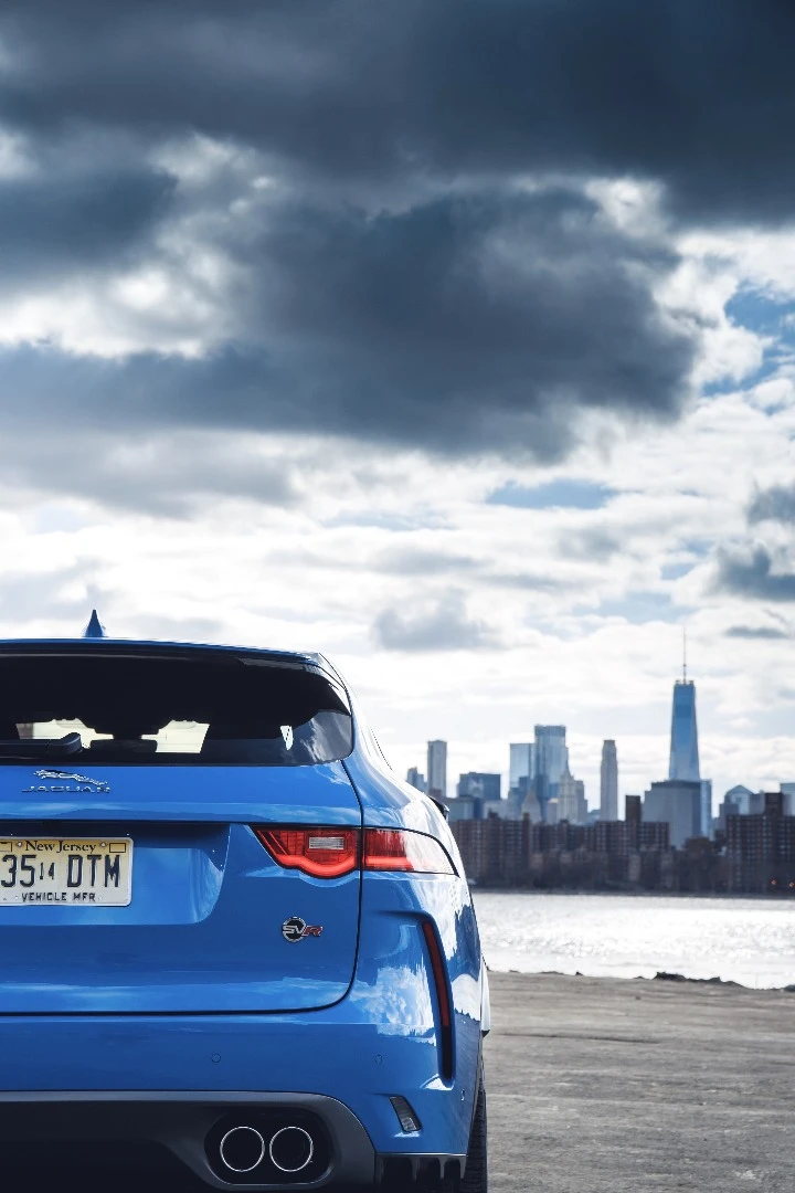 The SVR includes a variety of vents and badges