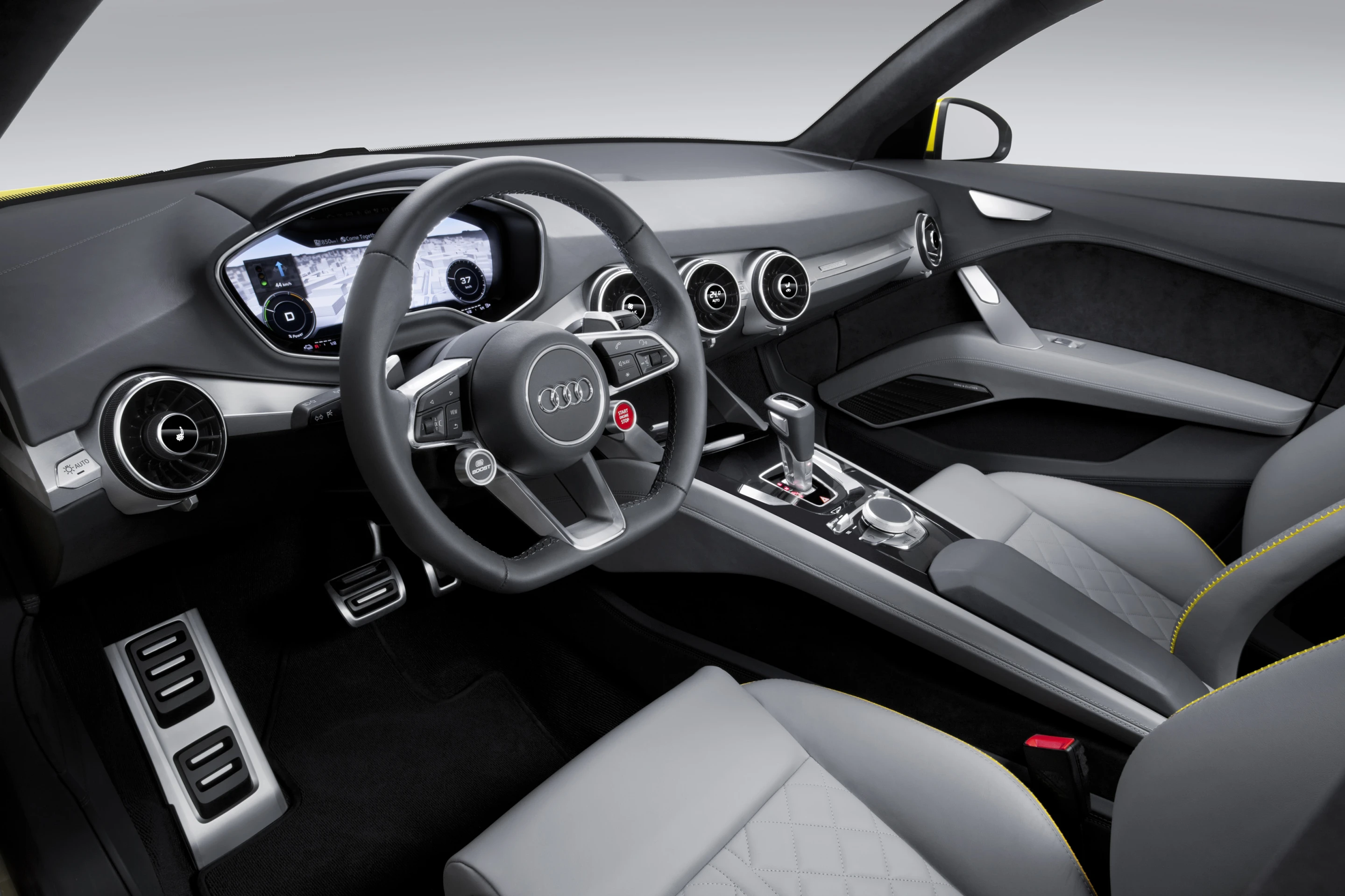 The interior includes a virtual cockpit and MMI