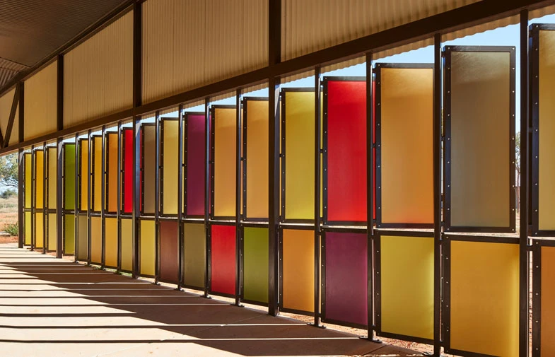 The winner of Best Use of Color went to the Fitzroy Crossing Renal Hostel in outback Australia, designed by Iredale Pedersen Hook Architects