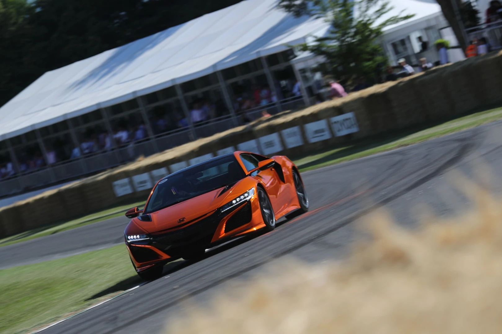 With twin turbos and 550 horsepower, we guess the Honda/Acura NSX belongs in this kind of company