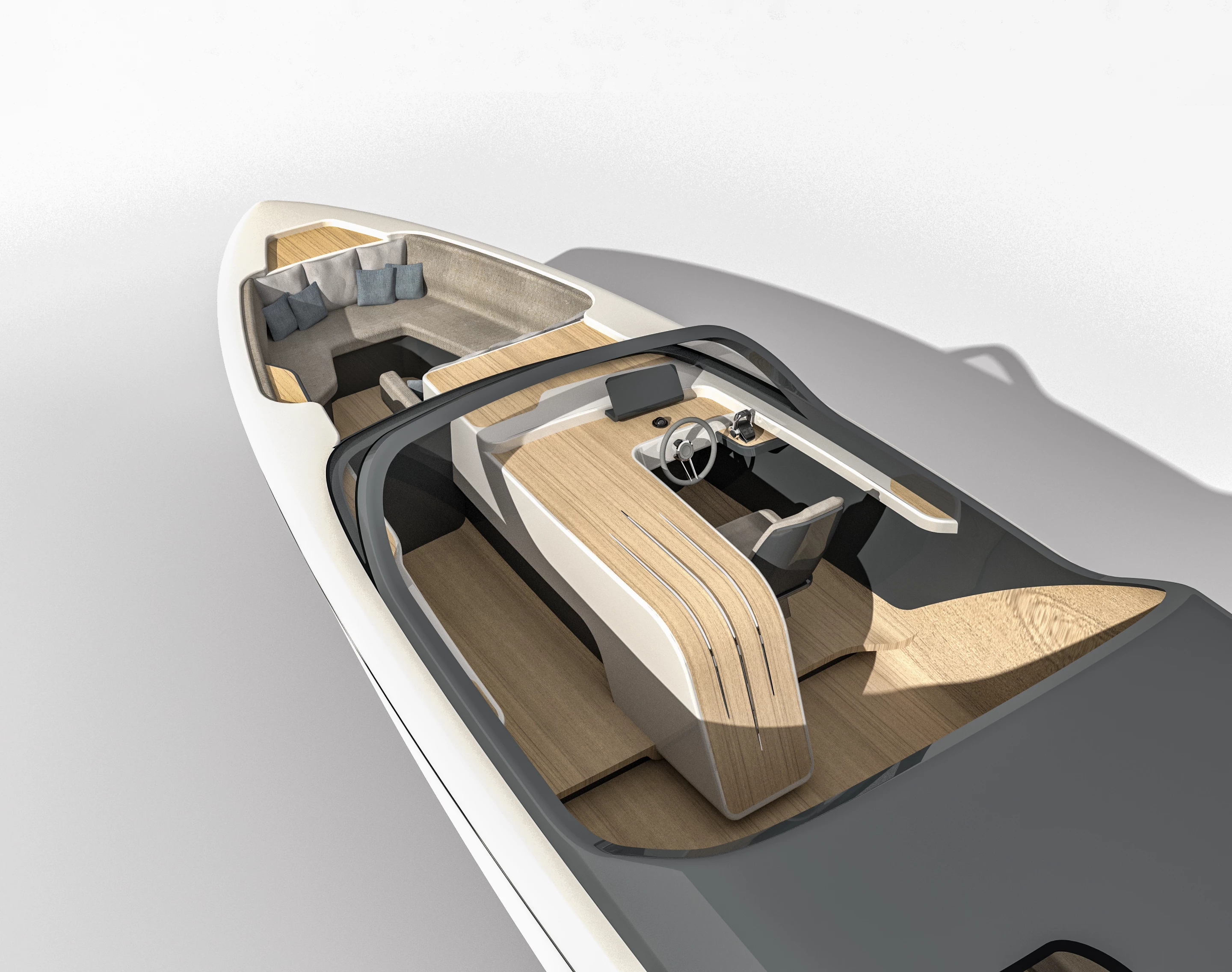 Cockwells carves out a neatly compartmentalized cockpit