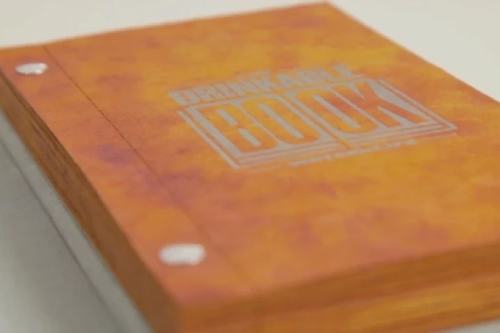 A single book is claimed to meet one person's water filtration needs for four years