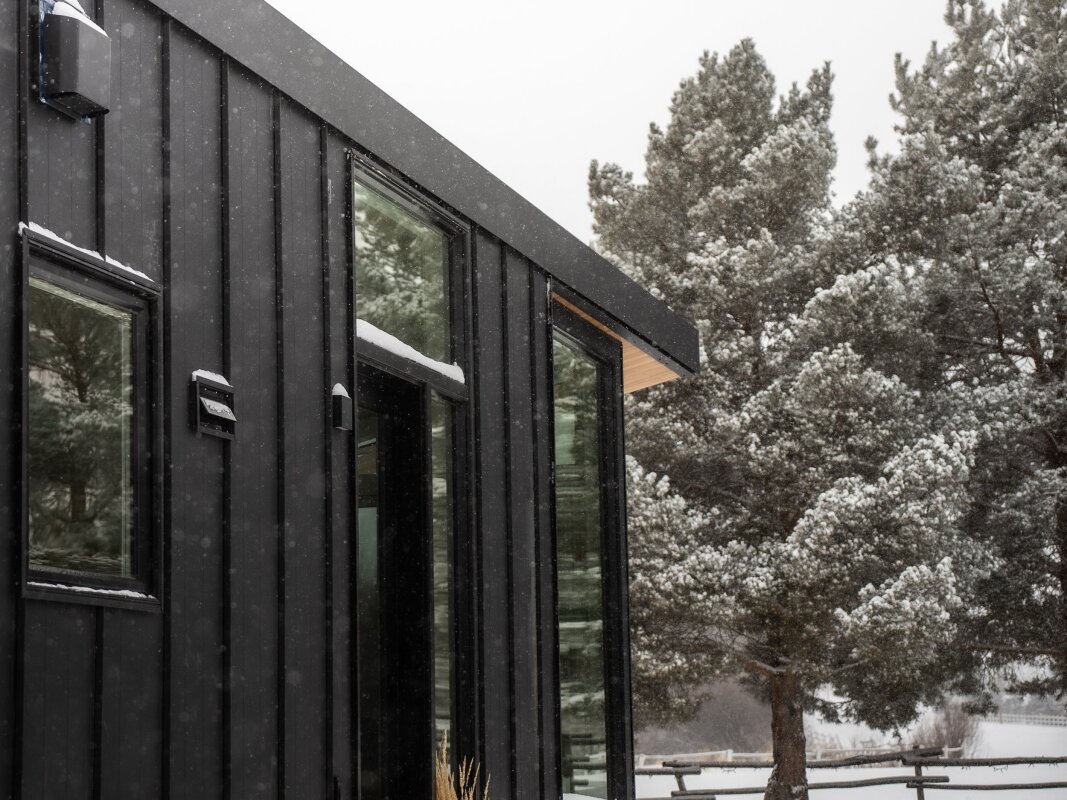 Spacious tiny house brings on the luxury for a family living small
