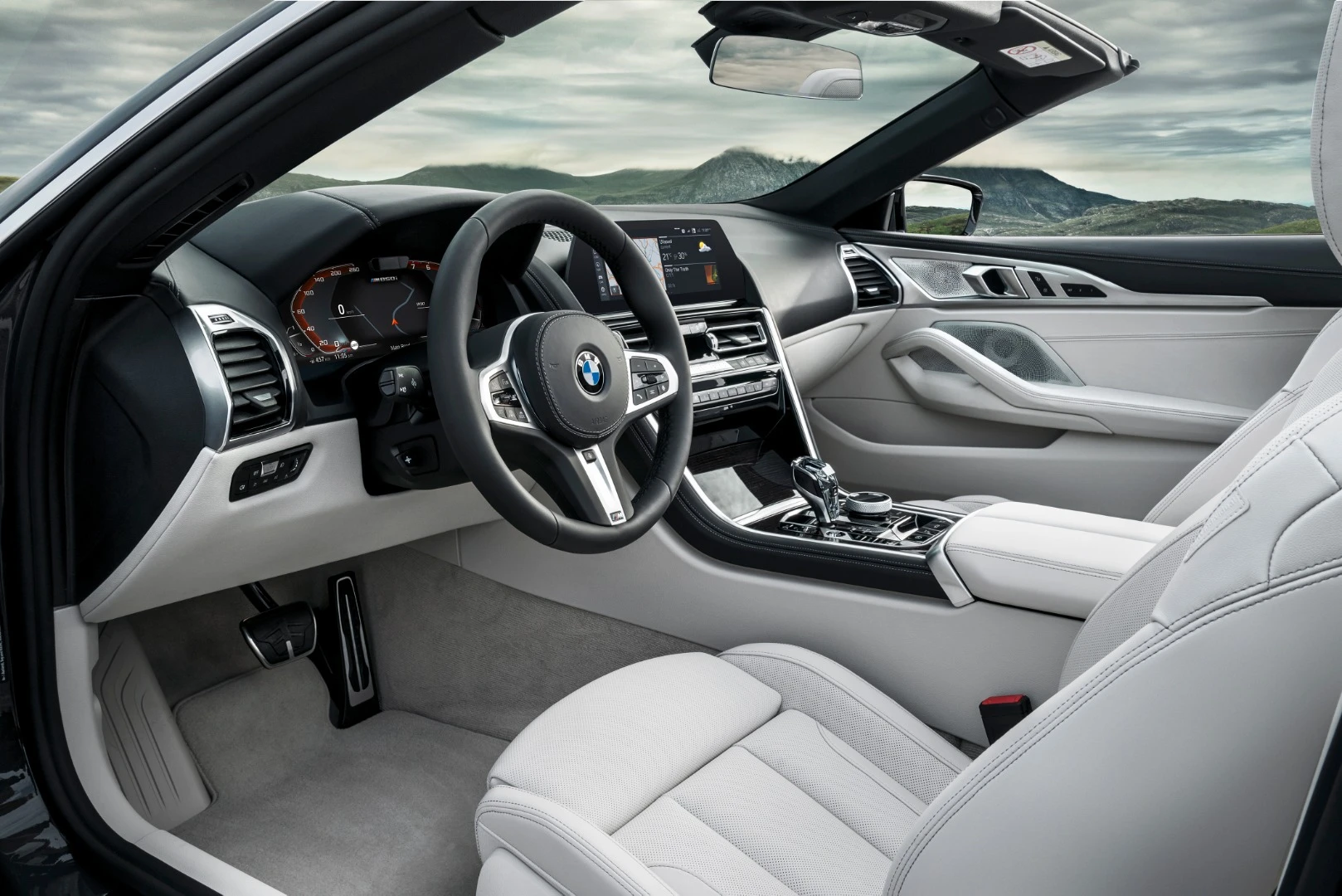 BMW doesn't skimp on luxury and tech inside