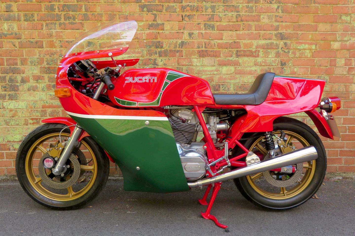 $48,198 | 1979 Ducati 864cc Mike Hailwood Replica | Actual Sale Price: £36,800 | Estimate: $26,000 to $39,000 | £20,000 to £30,000 | Bonhams | Bicester Heritage | Lot 344 | 16 August 2020 | Official Auction Page