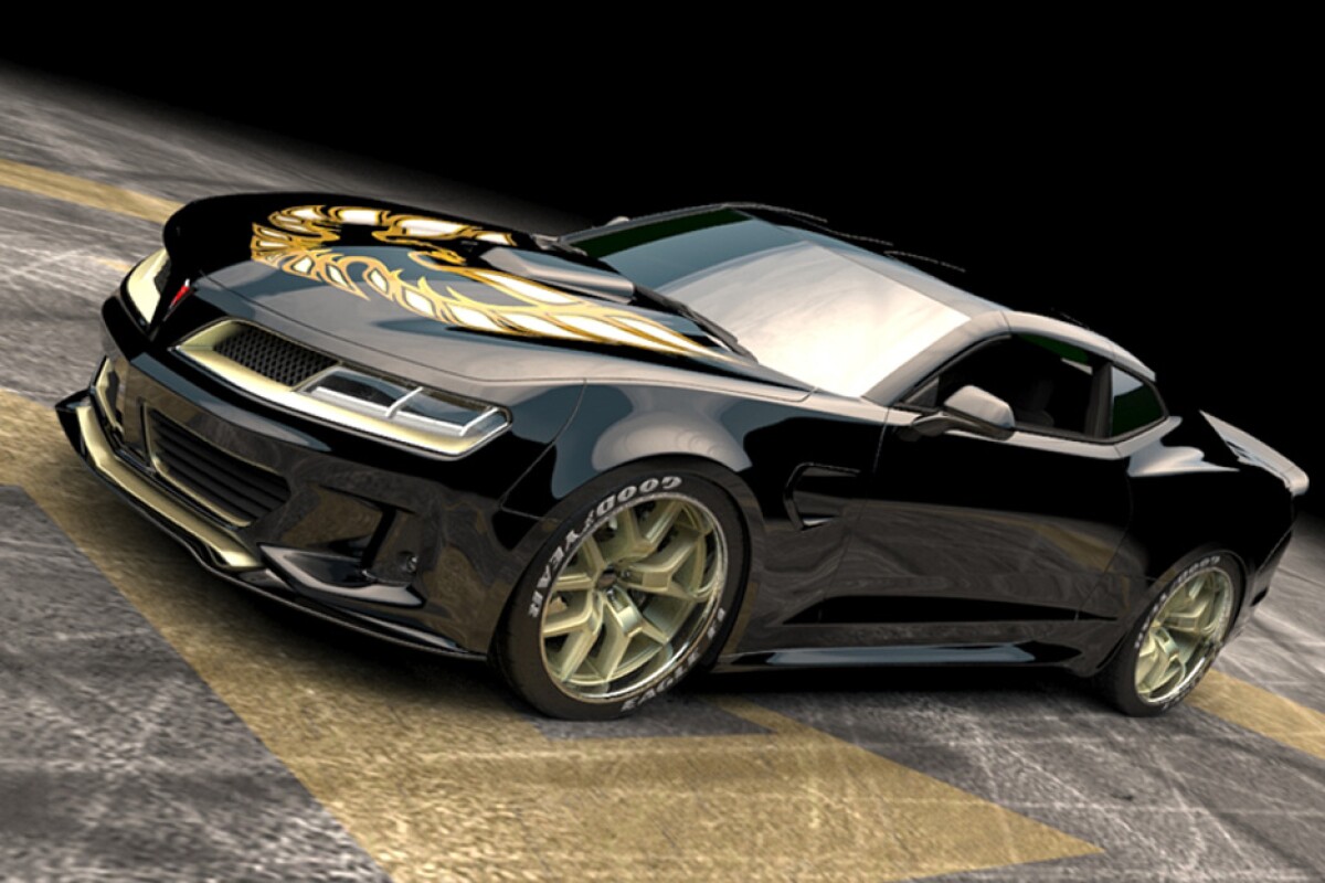 New Pontiac Firebird Trans Am Imagined With 1970s Retro Look