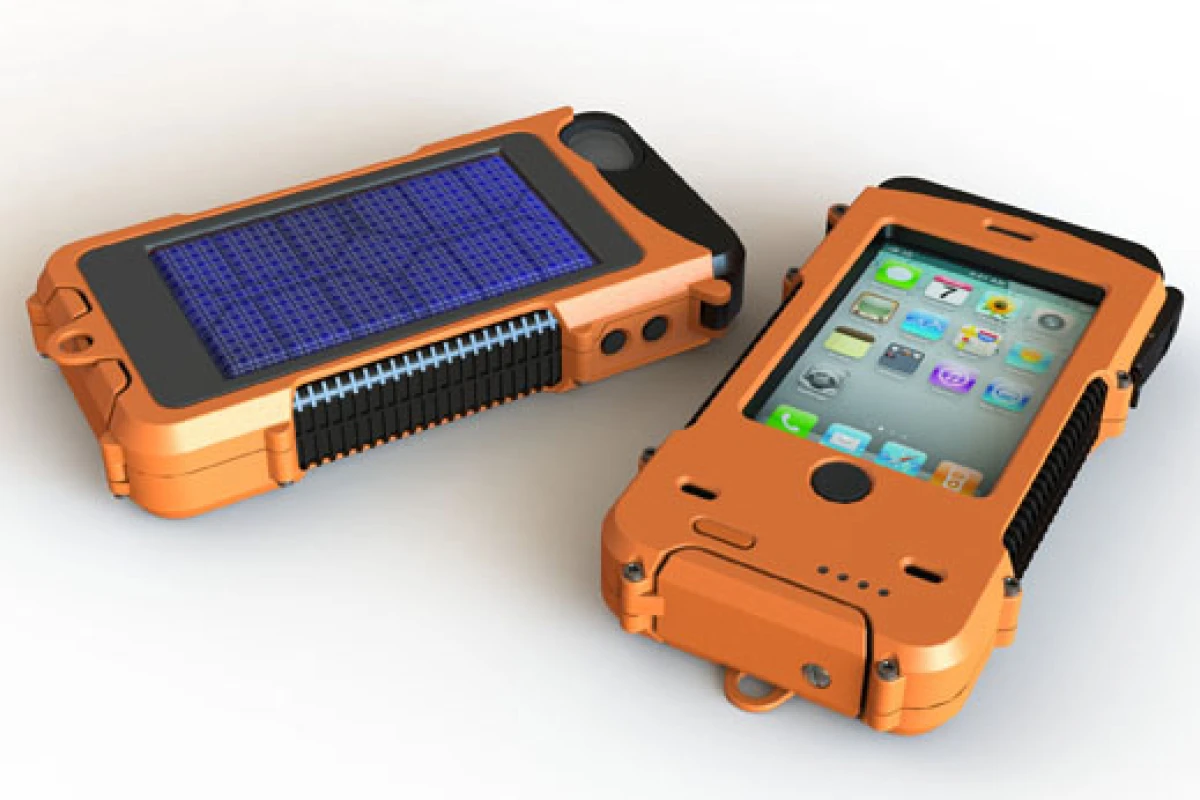 The AQUA TEK S case offers ruggedized protection and a solar panel for charging its own built-in battery