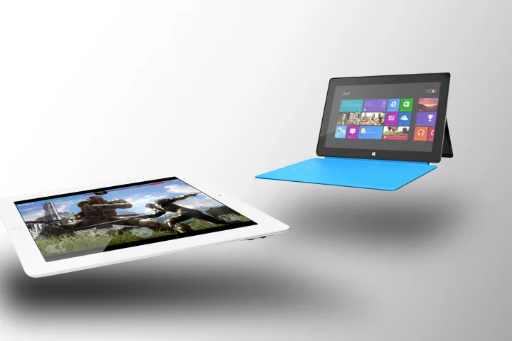How does Surface (RT) compare to the iPad?