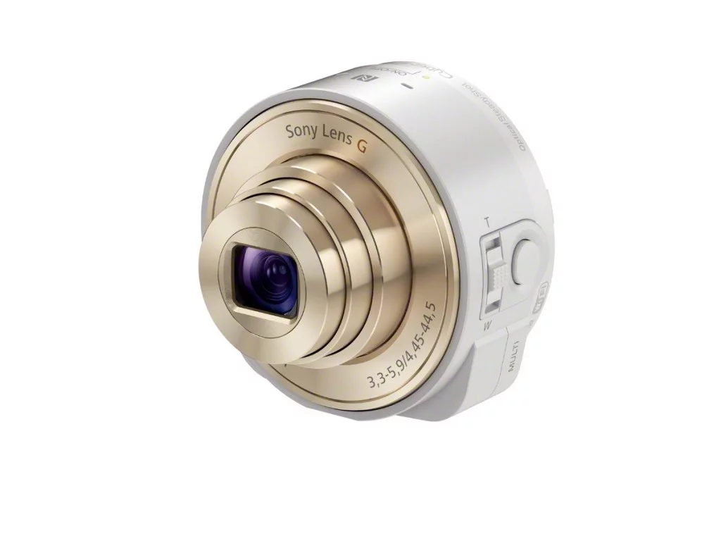 Another view of the QX10, in white