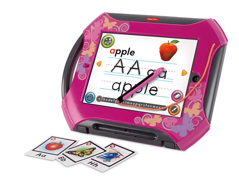 A companion iOS app for the Create & Learn Case means the iPad can recognize included Alphabet Animation cards using the camera