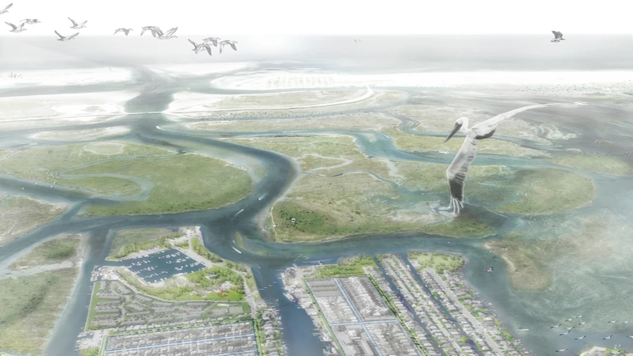 Long Island, New York's Nassau County shall receive newly-strengthened bay defenses, courtesy of NYC-based Interboro Partners architecture firm (Photo: Rebuild by Design)