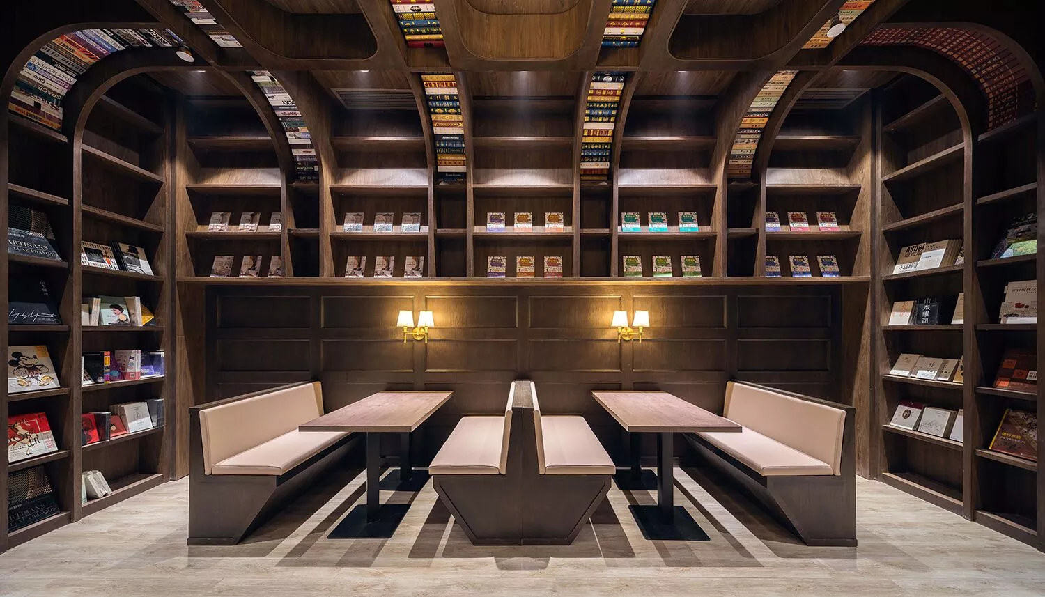 Reading space inside the Chongqing Zhongshuge Bookstore