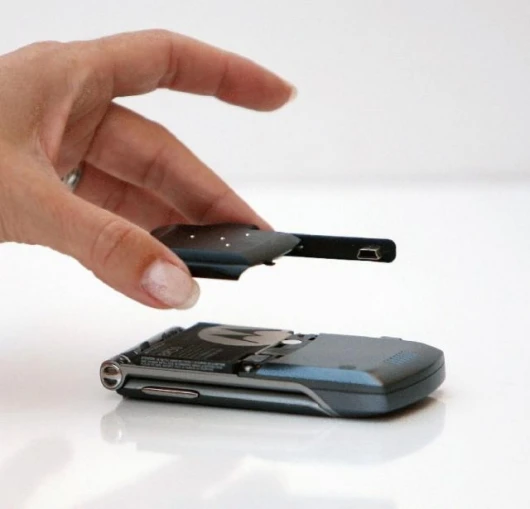 The adapter replaces the battery cover