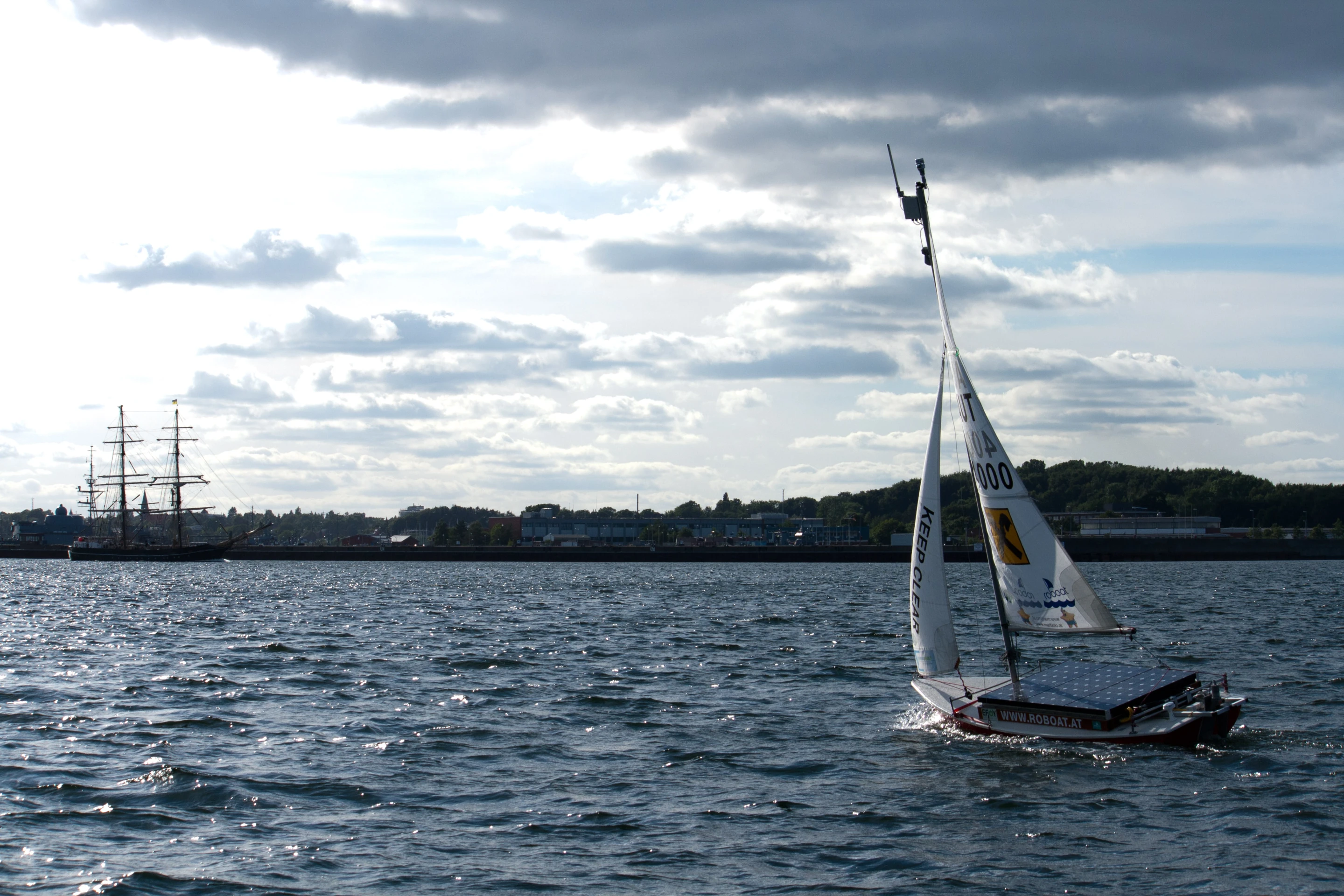 The ASV Roboat packs an array of sensors, communications hardware and solar panels