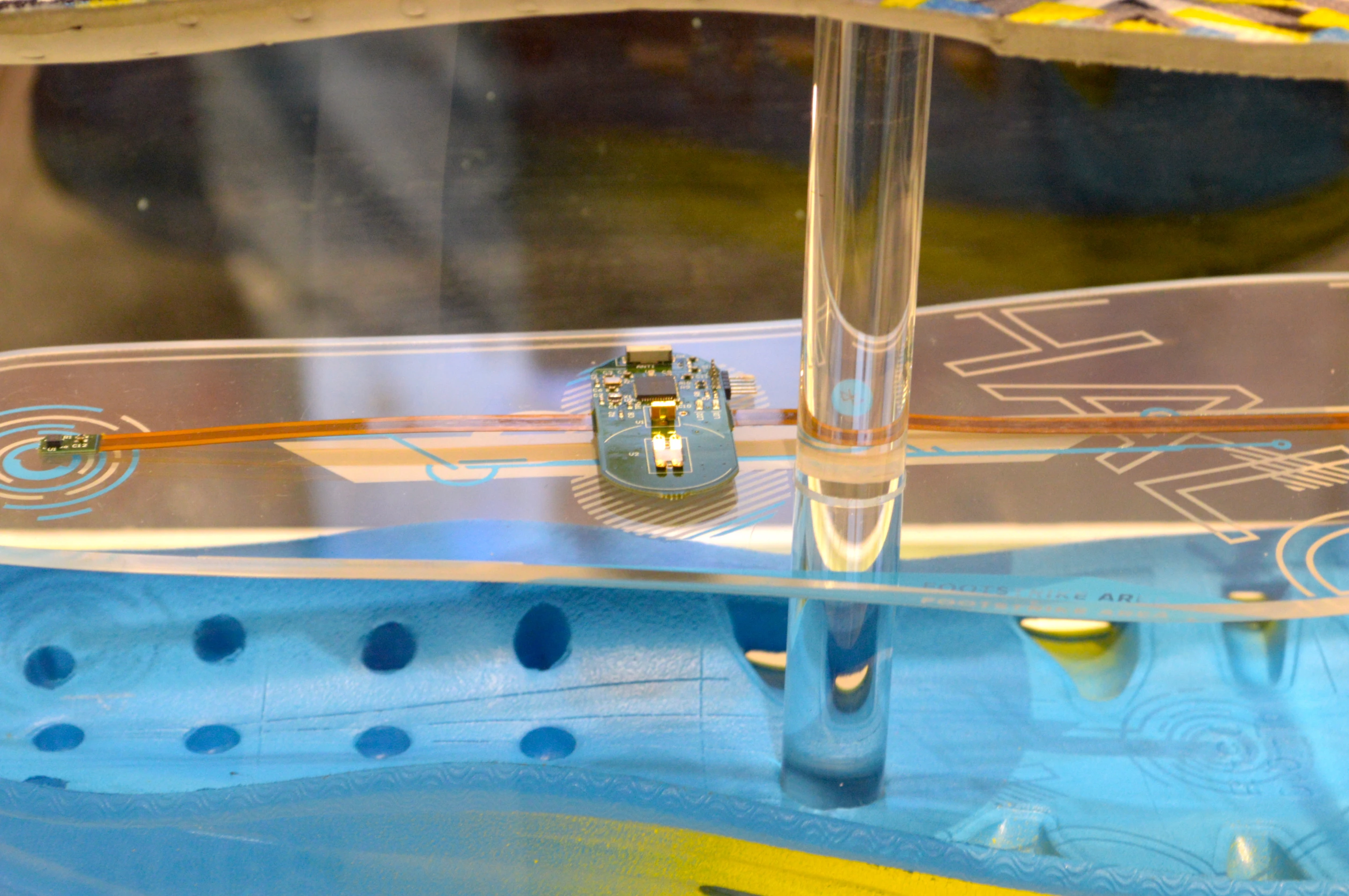 The Halos include a sensor integrated into the midsole (Photo: C.C. Weiss/Gizmag)