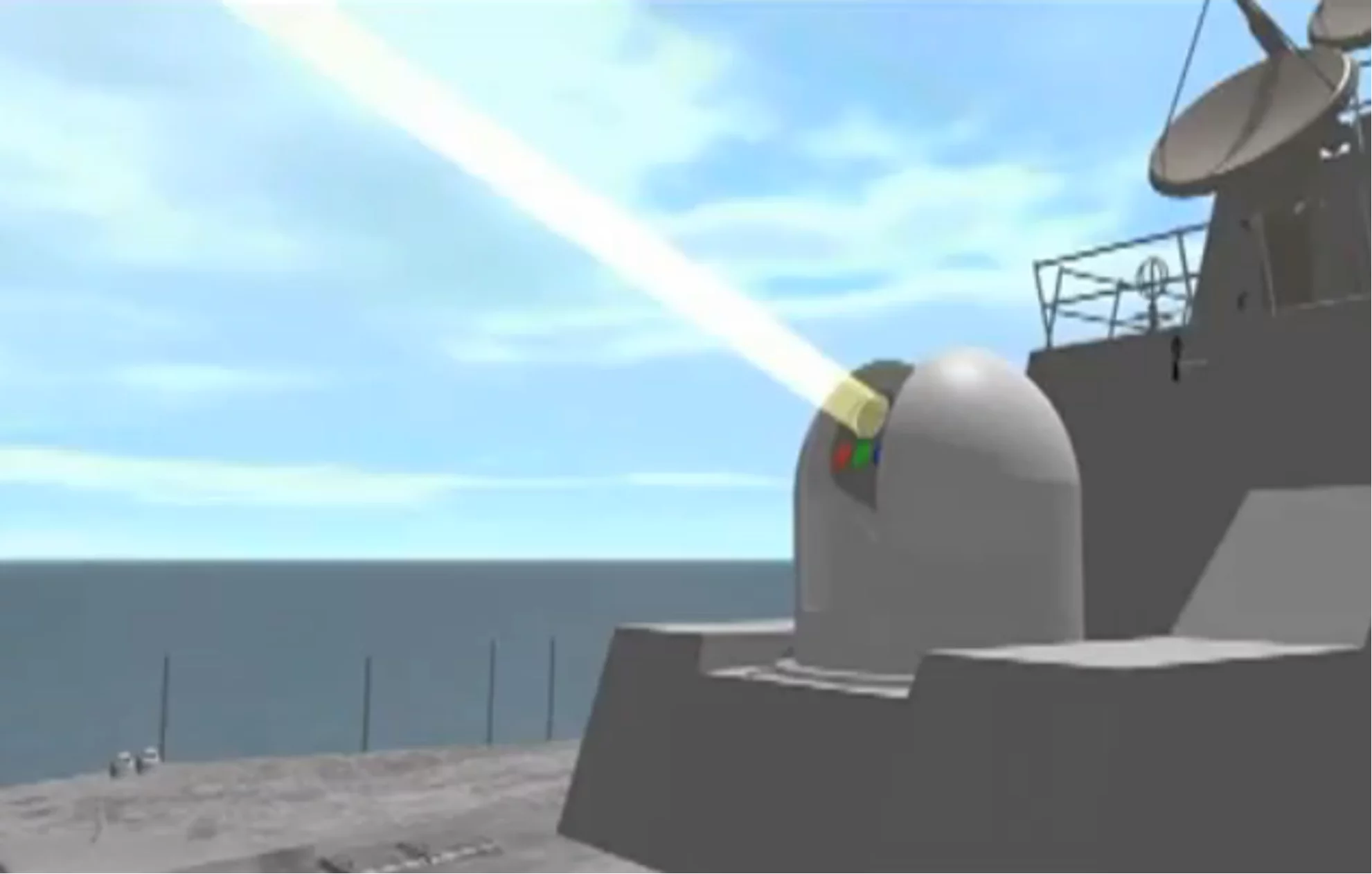 Animation showing LaWs in destruction mode