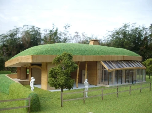 Ecovillage house model (Image: Lammas)