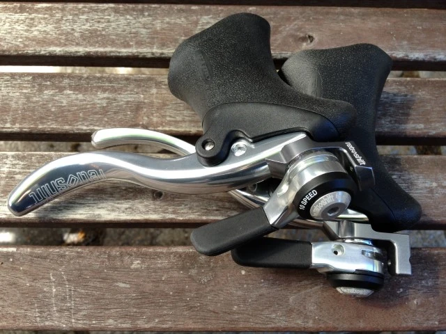 The Retroshift CX3, for bikes with linear-pull, V-brakes or disc brakes