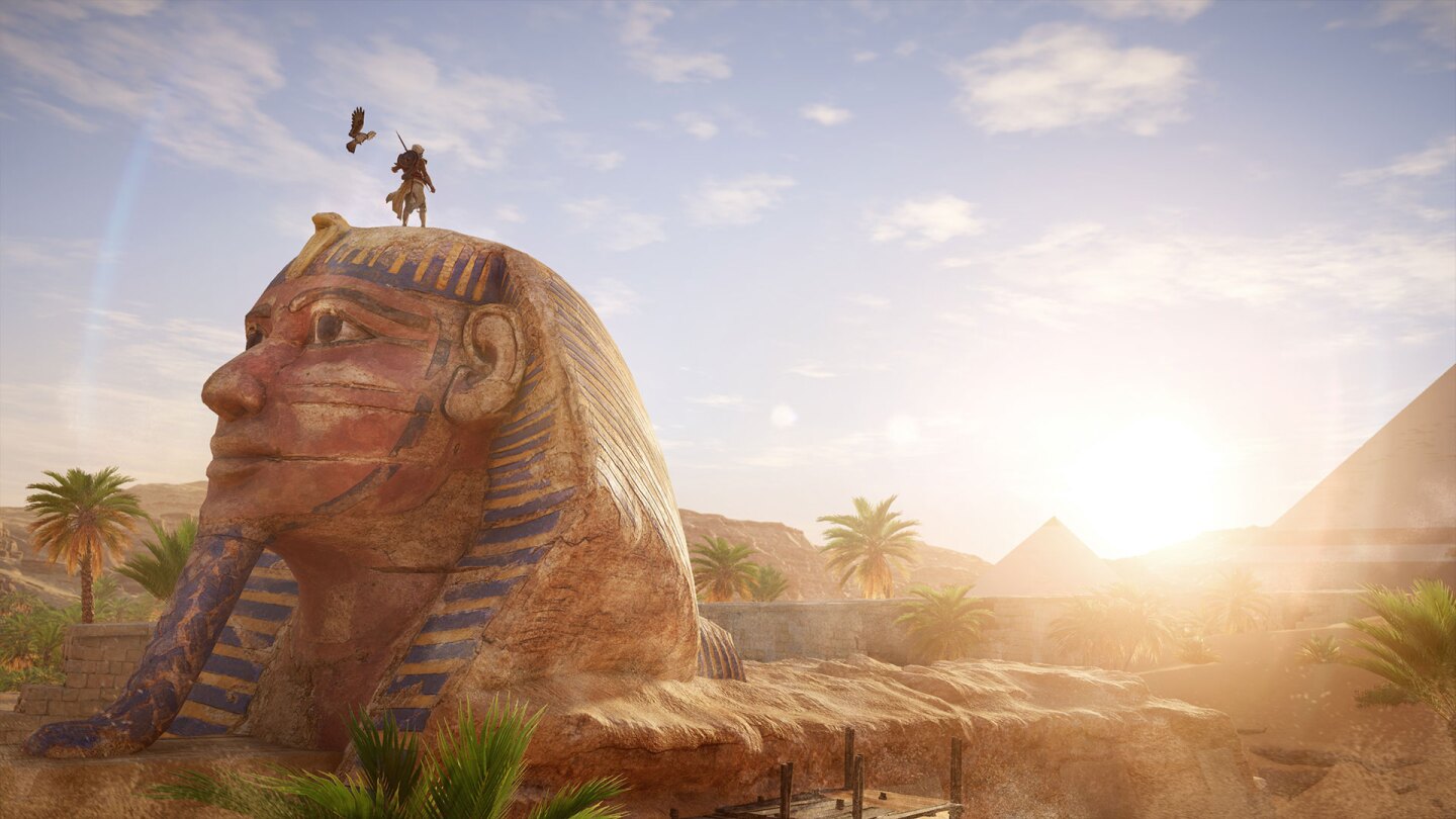 The Sphinx, as depicted in Assassin's Creed: Origins