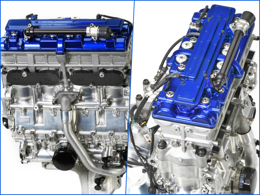 Yamaha dumps its inline-four engine in favor of a V4 configuration