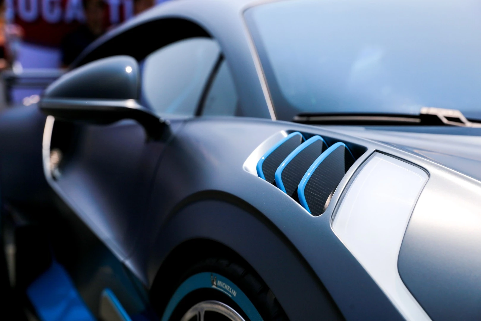 Bugatti Divo: cheeky gills above the wheel arches