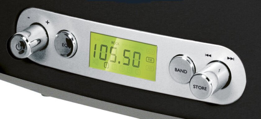 Close-up of the radio interface