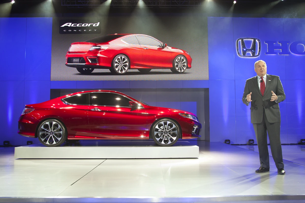 The Honda Accord Coupe Concept at NAIAS 2012