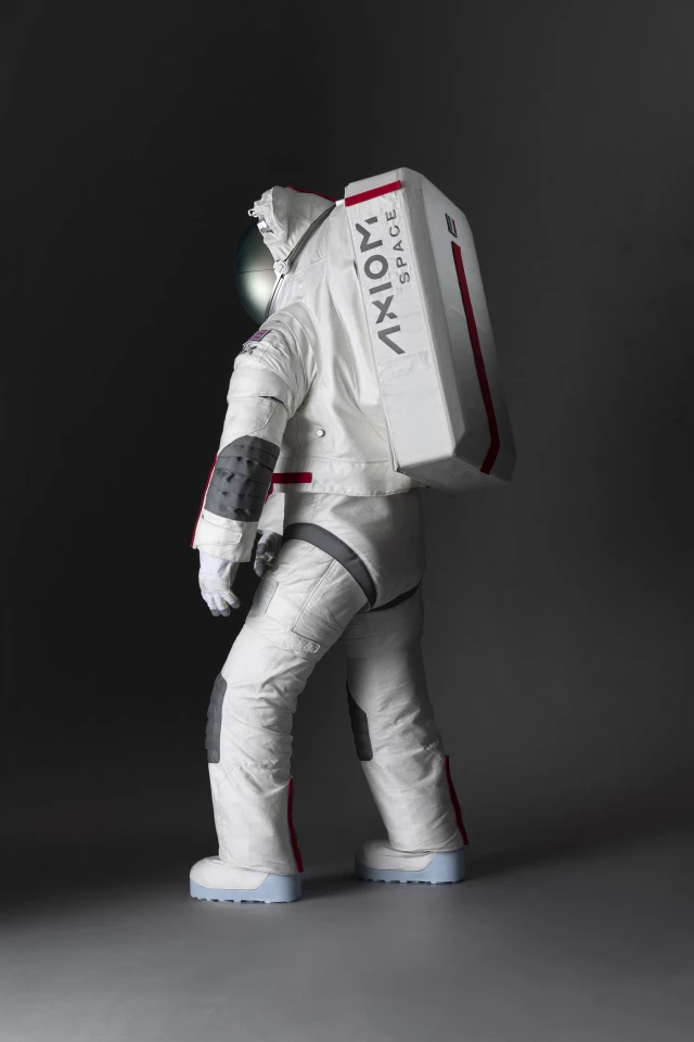 The Axiom suit has a rear entry hatch