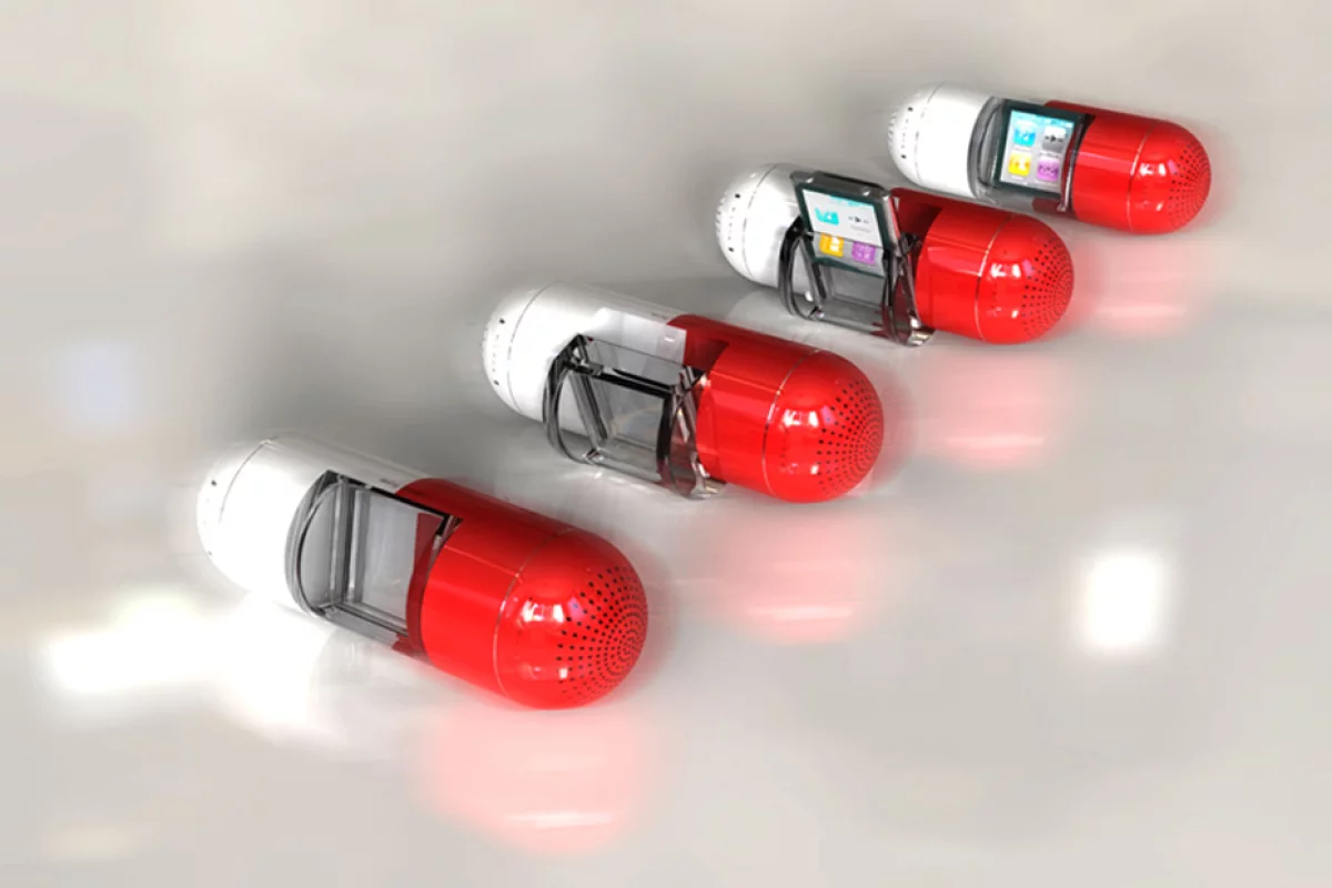 The Pill is a new speaker dock, designed specifically for the sixth-generation iPod nano