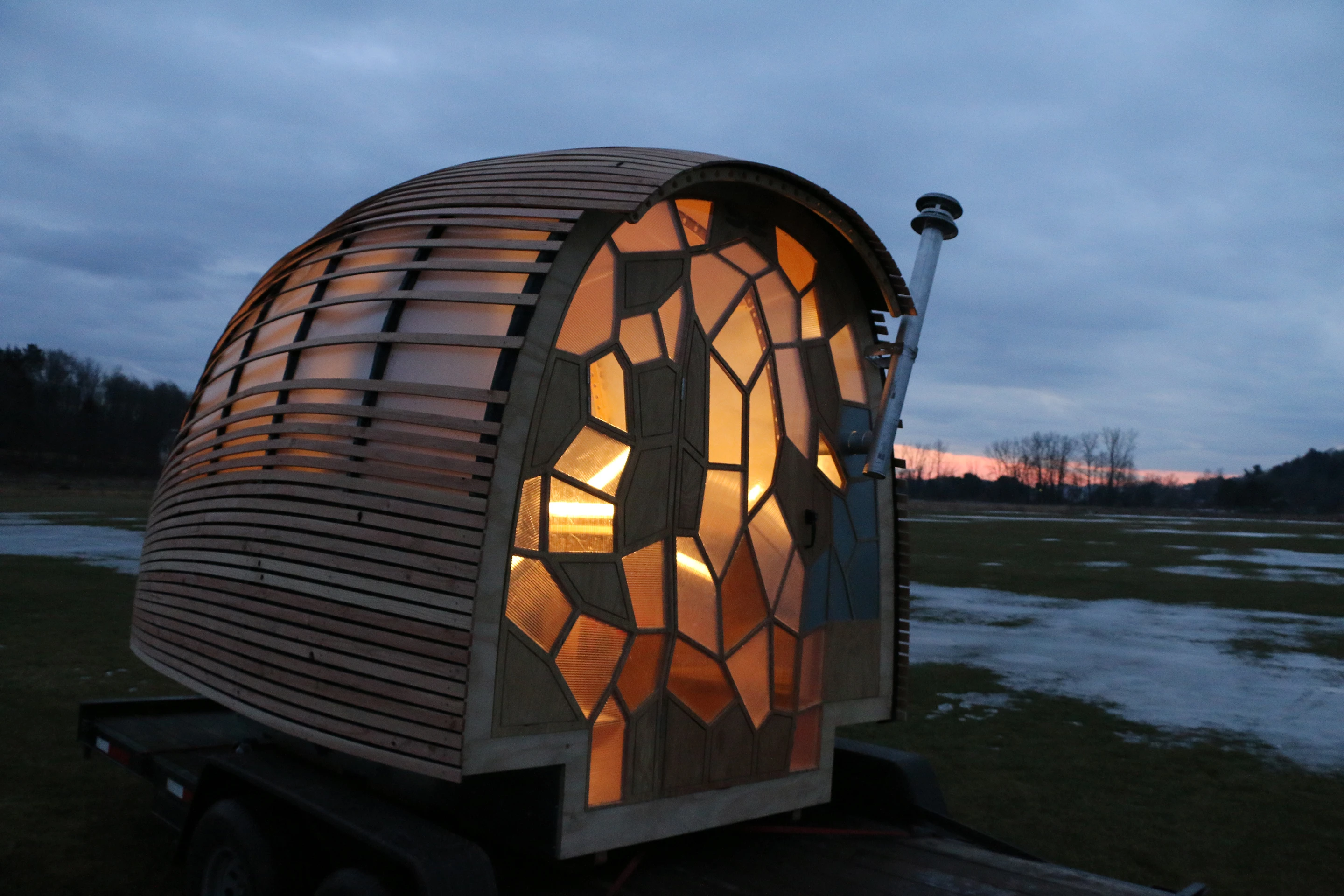 OTIS (or the Optimal Traveling Independent Space) was created by students at Green Mountain College