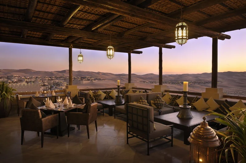 A two-hour drive into the desert out of Abu Dhabi will take you deep into the Liwa desert where you will find, nestled among sand dunes, the Qasr Al Sarab resort. The landscape is so photogenic that the Star Wars film, The Force Awakens, was filmed in the nearby dunes