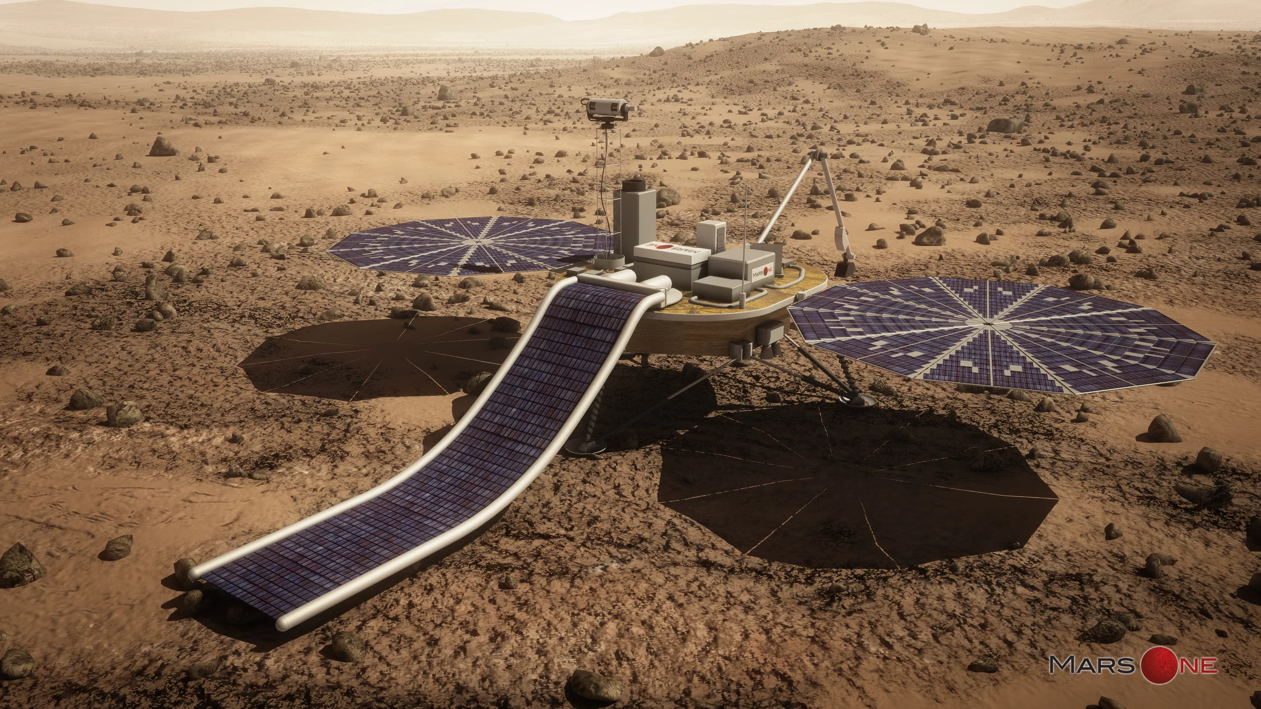 Artist's concept of the Mars One lander (Image: Lockheed Martin)