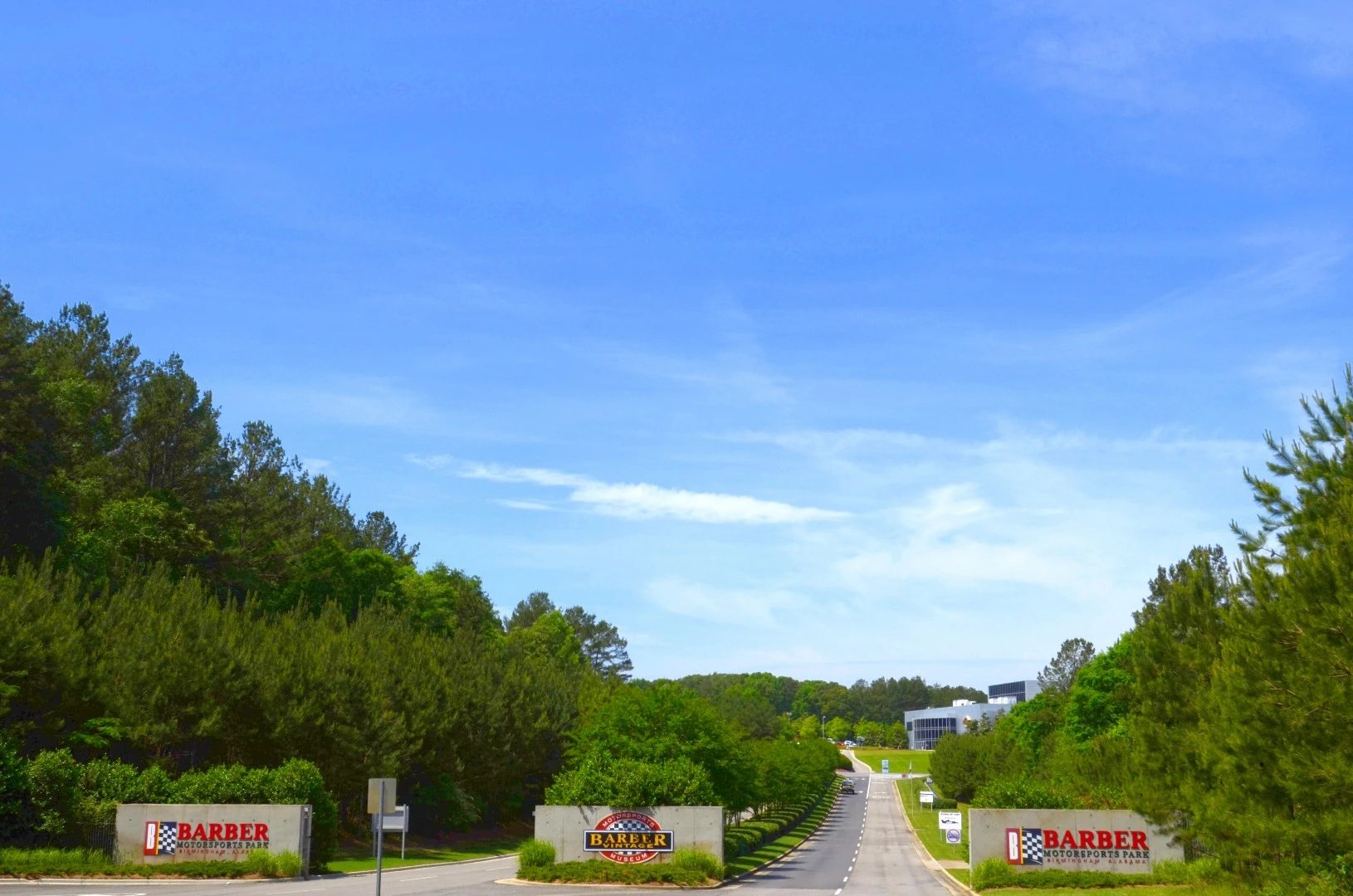Entrance to the Motorsports Park