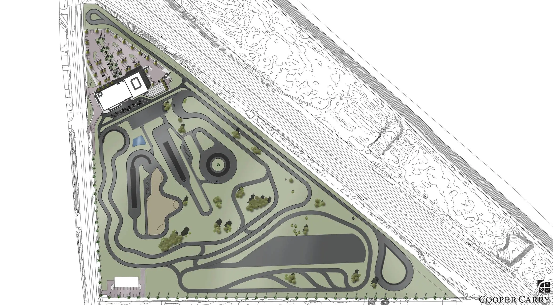 Visitors will be able to test their driving mettle on a track and handling course
