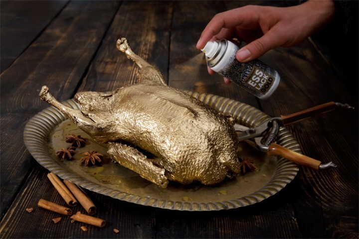 Food Finish spray makes any meal gold class