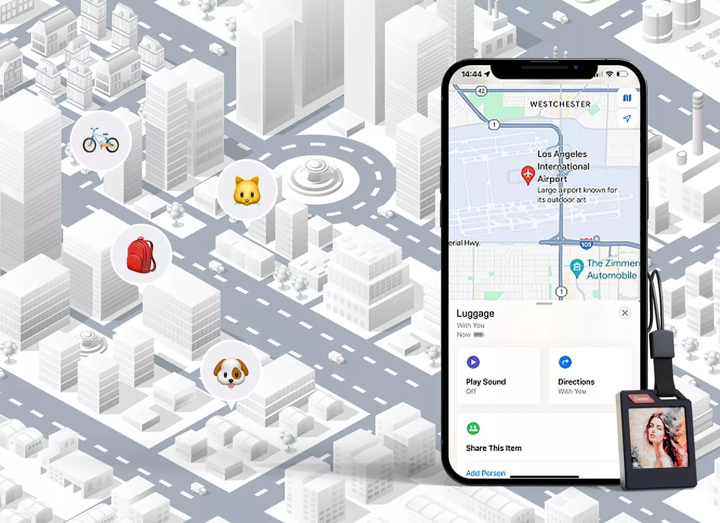 The PhotoTag can use Apple's Find My and Google's Find networks to locate mislaid items