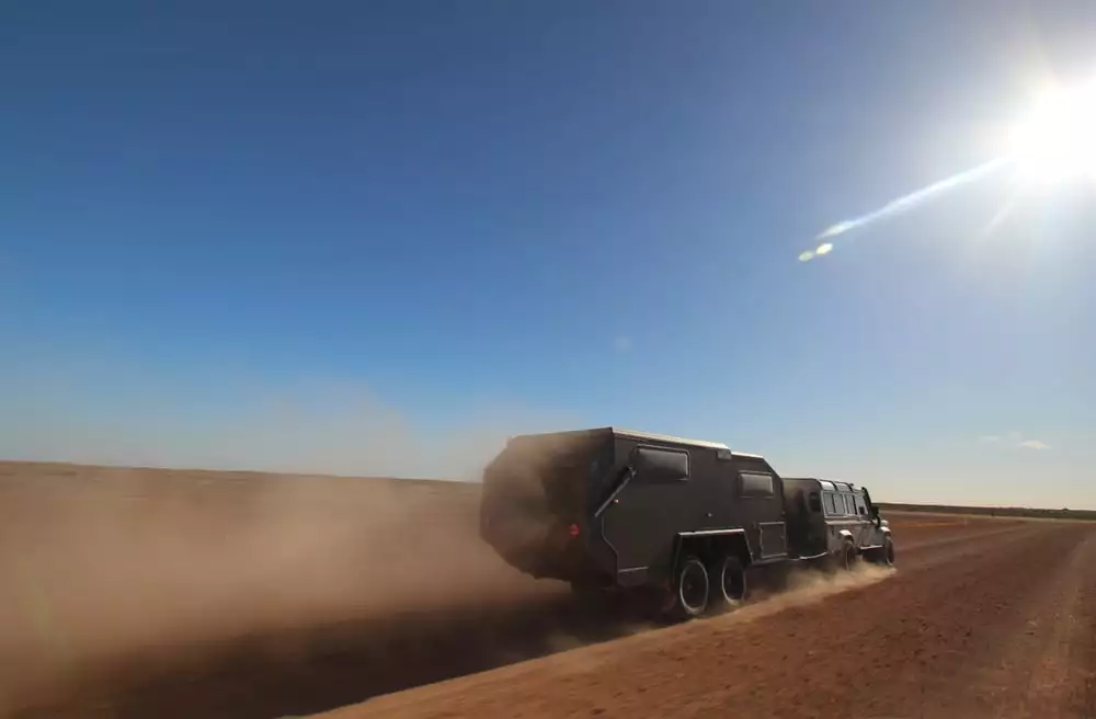 The Bruder EXP-6's filtration system prevents the interior air from becoming dusty