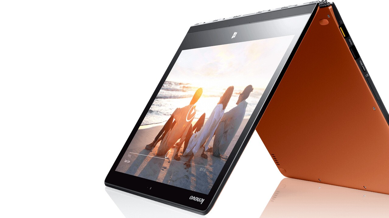 Tent: one of the Yoga 3 Pro's multiple modes