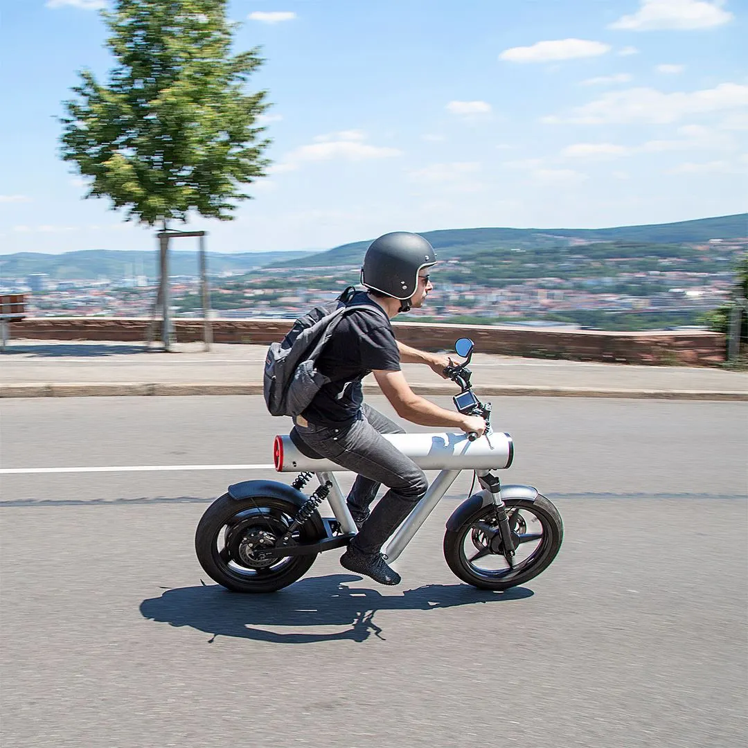 With a range of at least 30 miles, the Pocket Rocket would knock off most people's daily commuting duties cleanly, comfortably and with next to zero fuel and maintenance costs