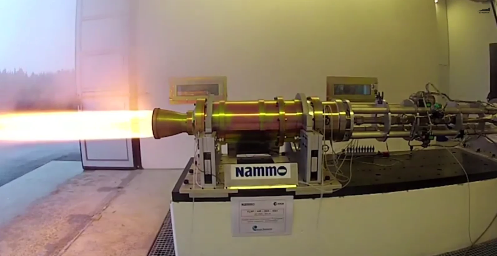 The hybrid rocket engine is one of three power plants which the Bloodhound team hopes will help net them the world land speed record in 2016