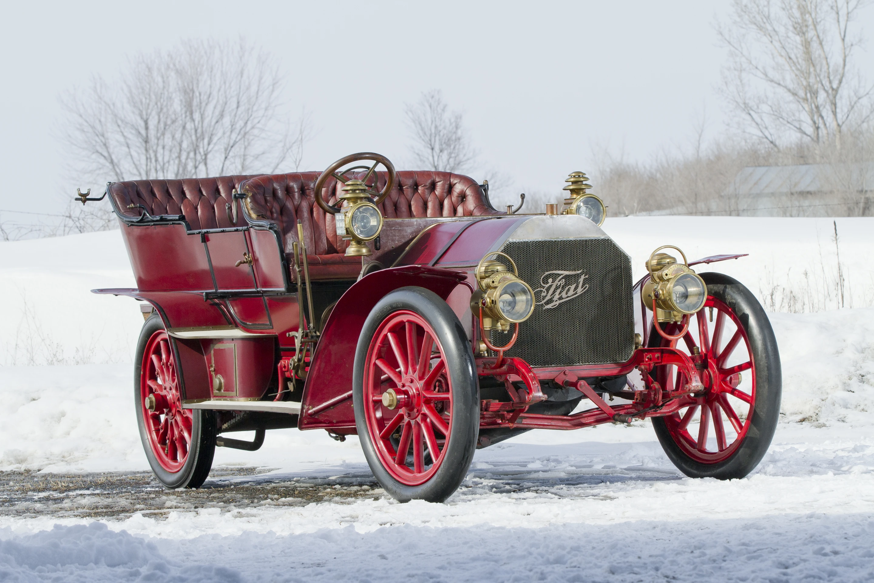 Founded in 1899 in Torino, Italy, FIAT (Fabbrica Italiana Automobili) promoted the 60 HP as a true 5-passenger "touring car" (Photo: Teddy Pieper ©2013 Courtesy of RM Auctions)