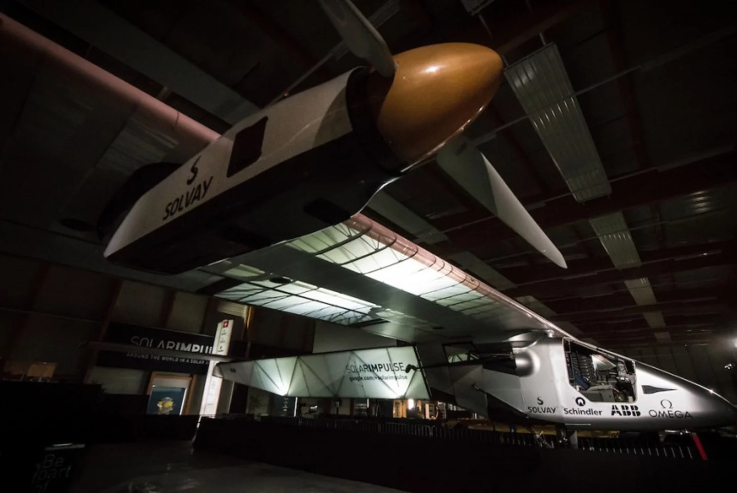One of the Solar Impulse 2 motors