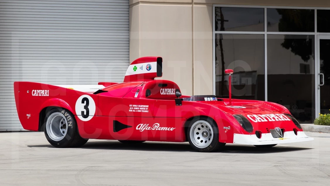 1974 Alfa Romeo Tipo 33 TT | Estimate: $2,400,000 to $2,800,000 | Official Auction Description: Gooding & CoLot 048