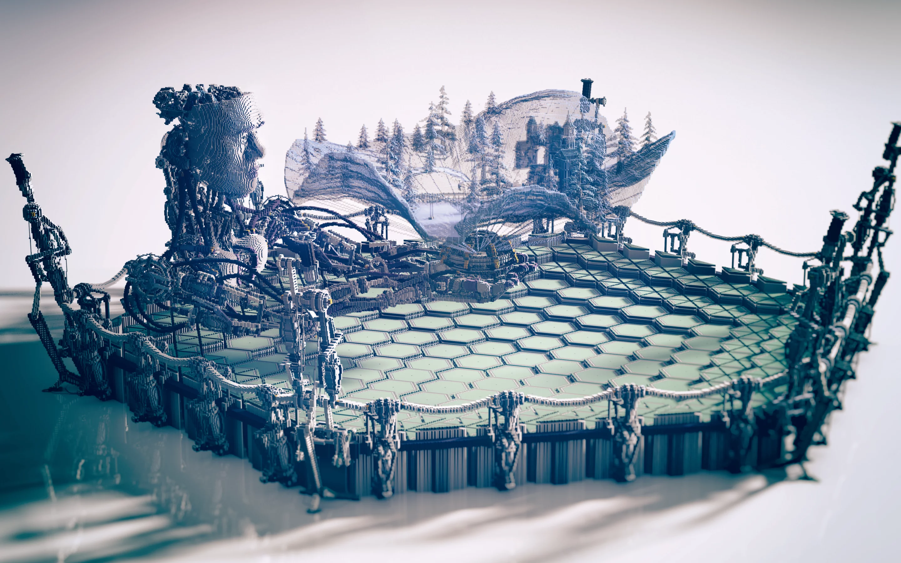 Will Loader’s A Futuristic Past (2016) – one builder, nine million blocks, 28 days