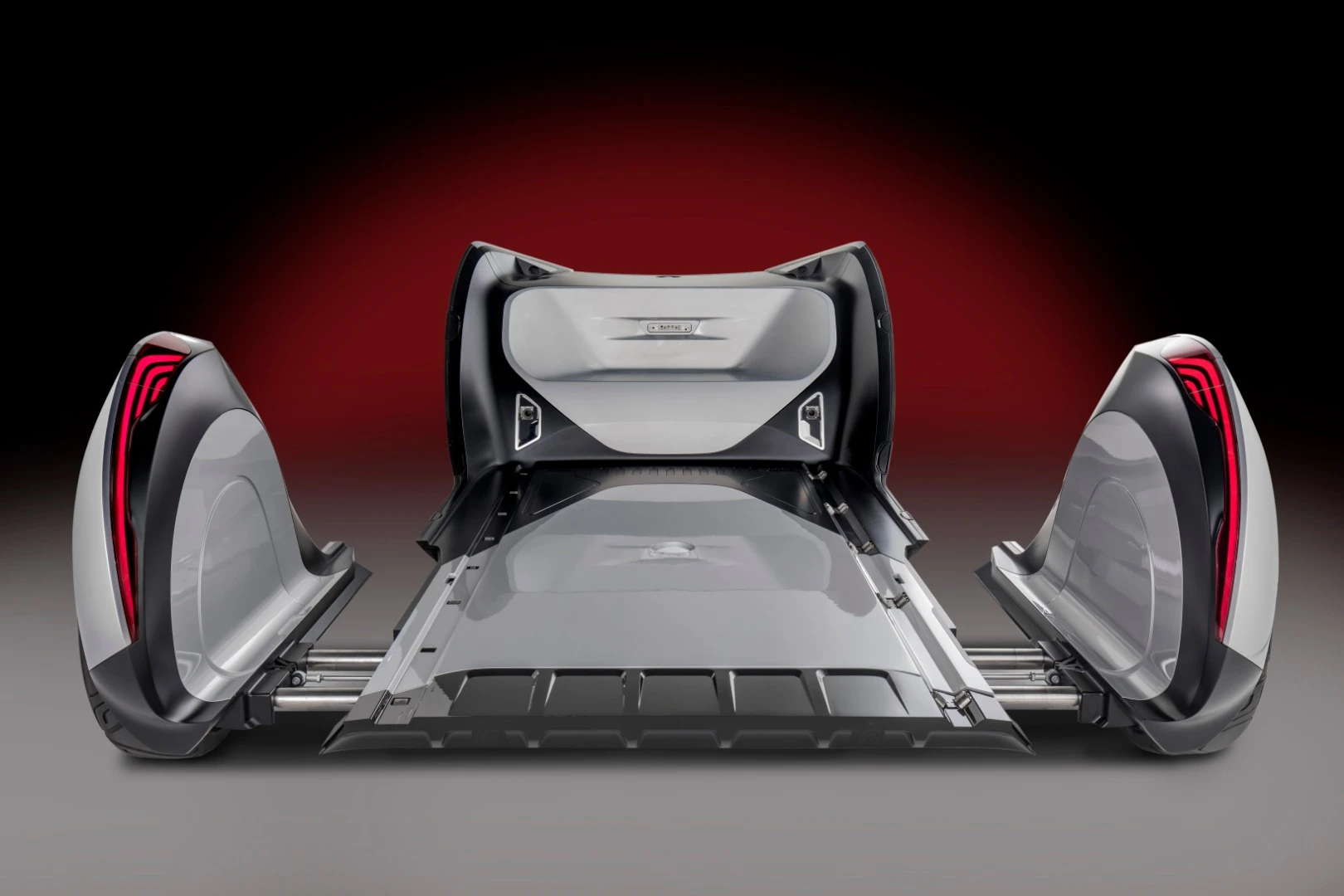 The Mercedes-Benz Vans Vision Urbanetic platform can operate without a module