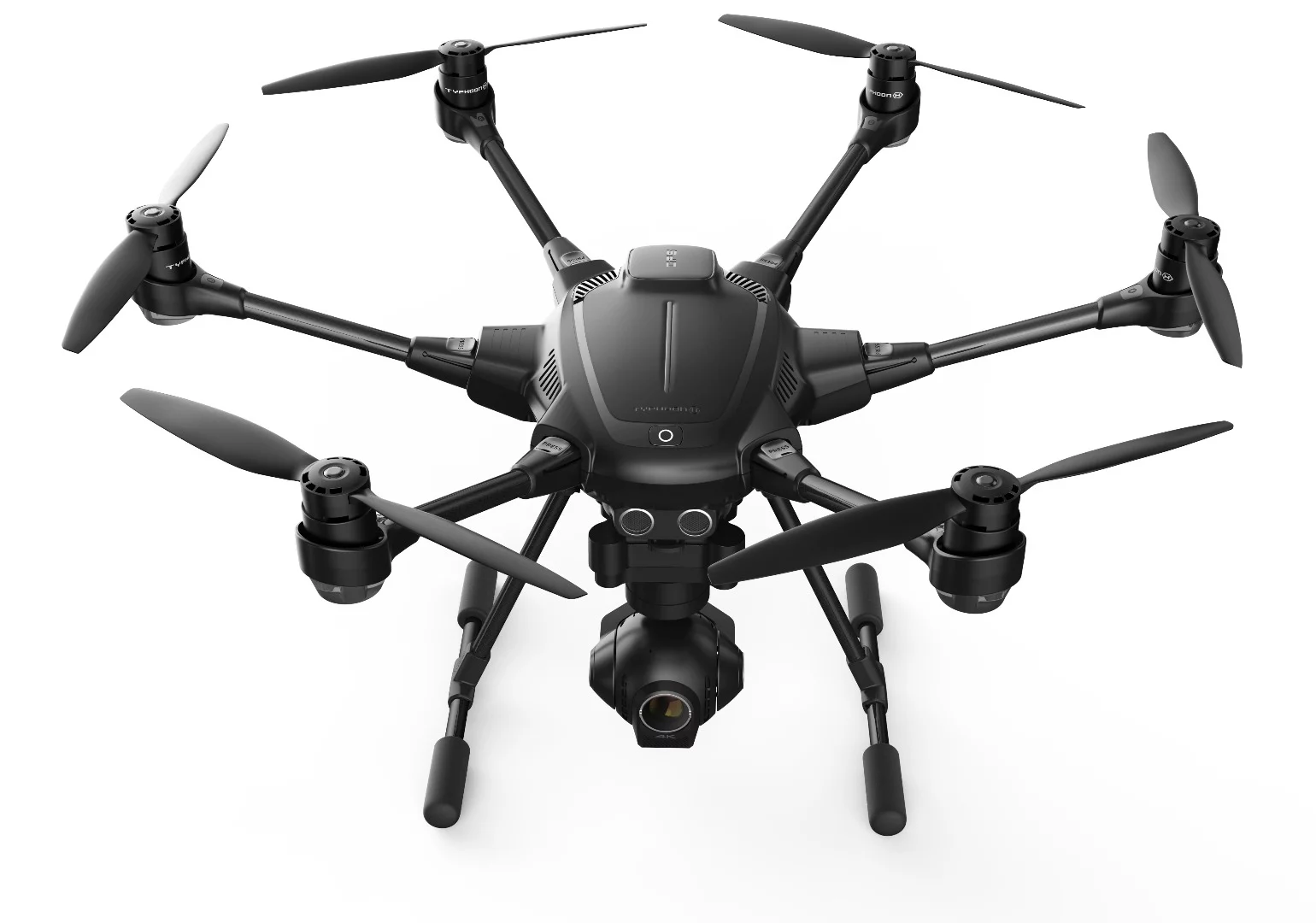 The Typhoon H has composite carbon construction