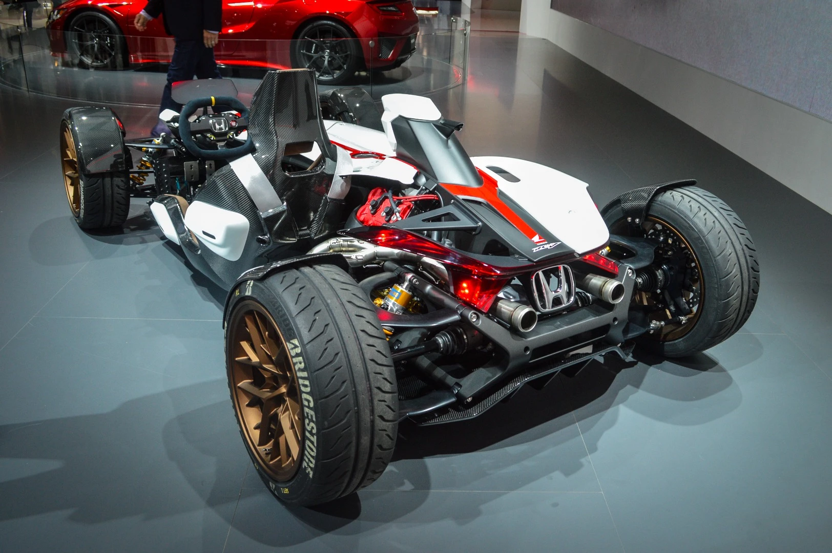 The 2&4's design was inspired by the 1965 Honda RA272