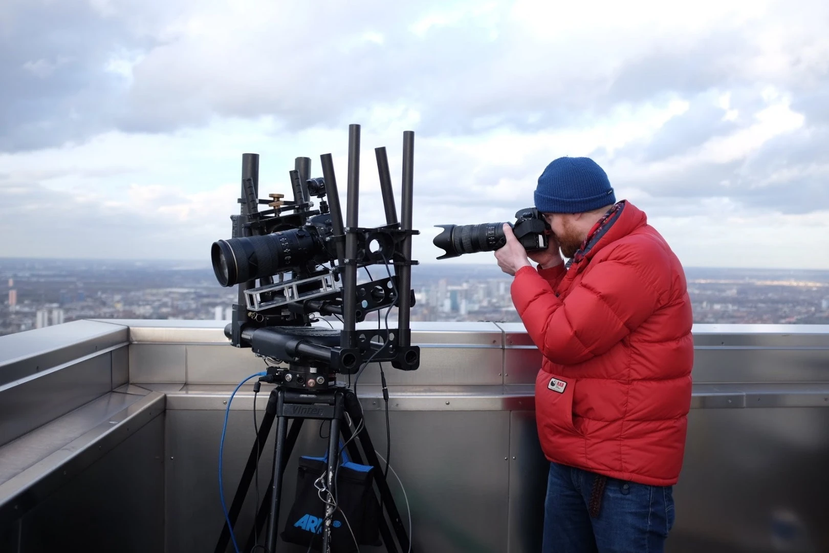 The Gigalapse project team was led by Henry Stuart from Visualise